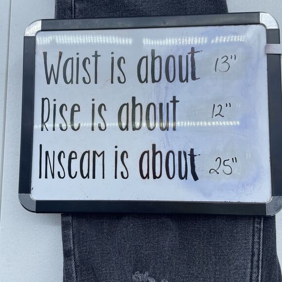 Abercrombie Fitch 26 2R The Ankle Straight Ultra High Rise Jeans Distressed - Picture 15 of 16